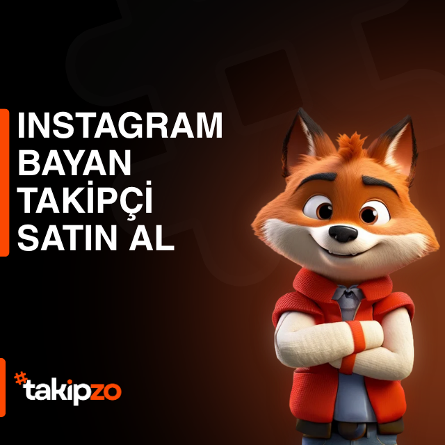 Instagram bayan takip&ccedil;i satın al hizmetini anlatan g&ouml;rsel
