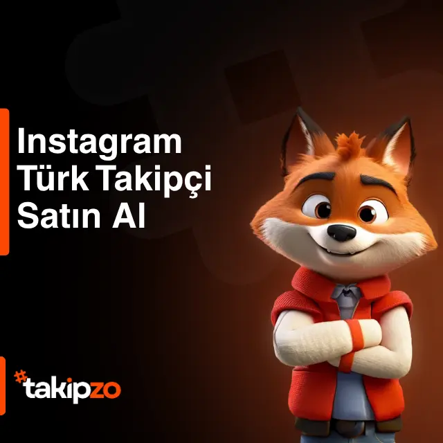 Instagram T&uuml;rk takip&ccedil;i satın al hizmetini anlatan g&ouml;rsel